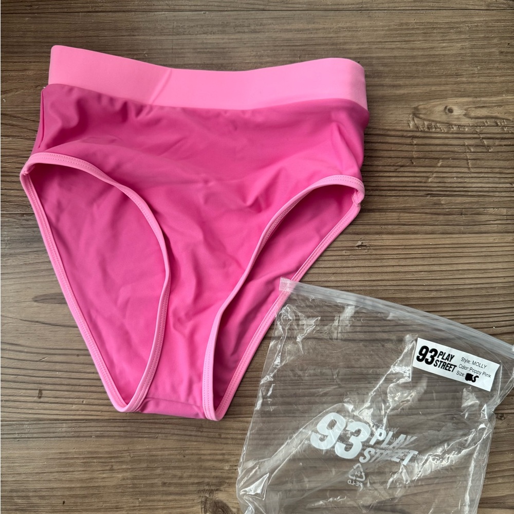 93 Play Street Women's Pink Bikini Bottoms
